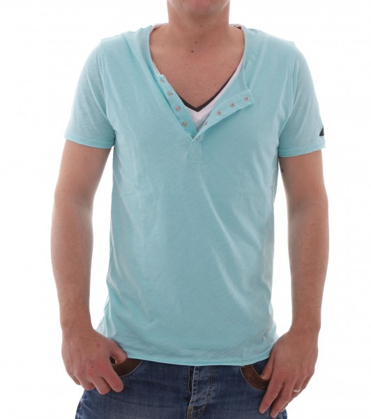 VSCT Tripple Collar Shirt Buttoned laguna