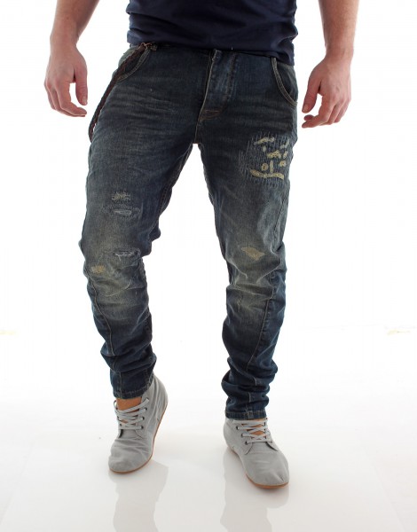 VSCT Hank Tinted Slim Twisted Denim Jeans