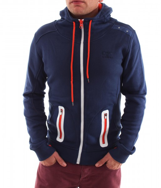 VSCT Contrast Colour Sweatjacke navy