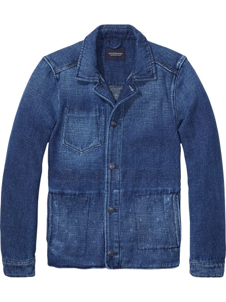 Scotch &amp; Soda Lot 22 Workwear Jacket blanket blue